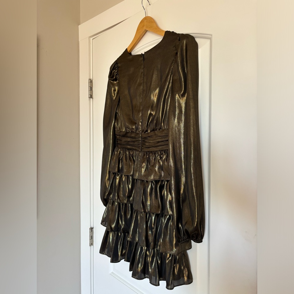 Charles Henry antique bronze cocktail dress, XS. EUC. From Nordstrom. - Picture 5 of 8